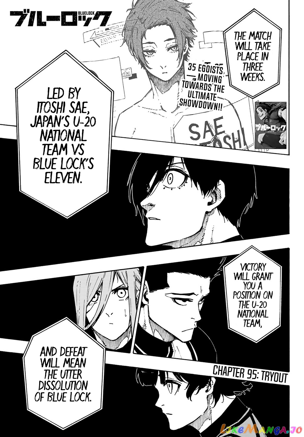 Blue Lock Chapter 95 image 01